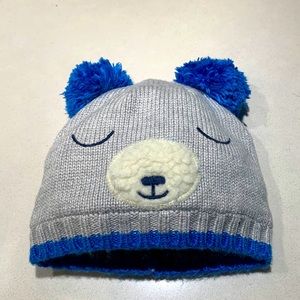 Billybandit grey bear beanie